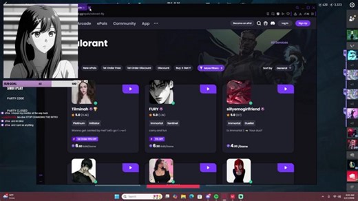 super secret stream I sub goal = val duo applications