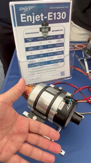 Interview with Jackie Wang discussing the Enjet turbine line up and the new compact E130 turbine. #jetpower #jetpower2025 #rcsquadron #rcturbinejets #RC #rcjet #turbine #ENJET #airshow #aviation | RC Squadron
