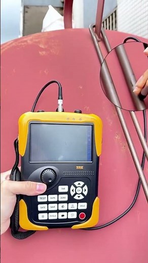 Vertex80 Eddy Current Testing Nickel Alloy Heating Tube Flaw Detection Demo 12MHz NDT