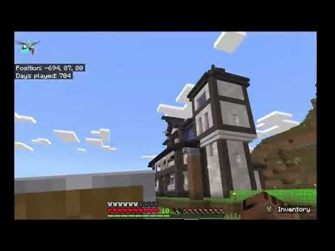 medieval lighthouse Minecraft timelapse