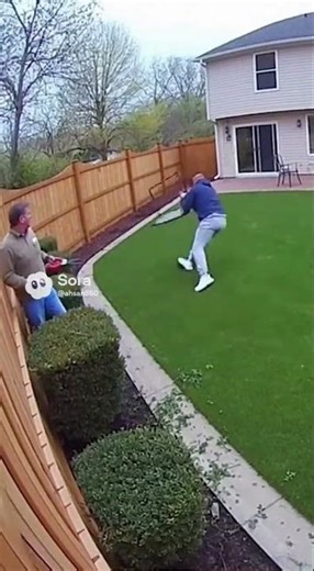 📹 CCTV Footage: Springbok Charges Adult in Backyard! 😱🦌 #Springbok #CCTVFootage #BackyardIncident