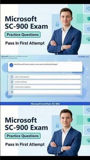Microsoft SC-900 Exam Practice Questions – Free Security & Compliance Exam