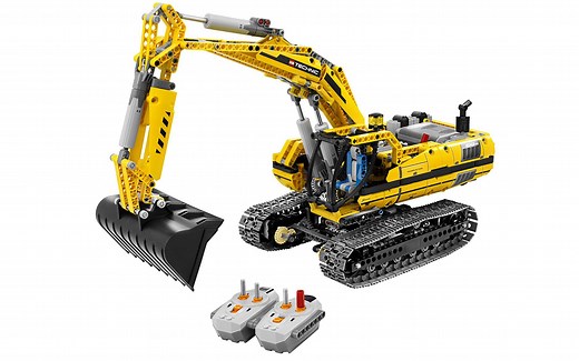 乐高 LEGO 8043 科技机械组 无线遥控挖土机 2010速拼评测