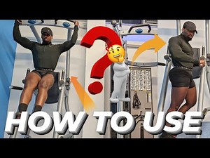 HOW TO USE THE POWER TOWER Pull Up Dip Station | Workout Beginners Guide