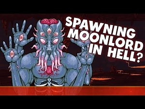 What happens when you spawn the Moon Lord in hell?