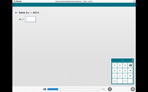 i-ReadyWrite and Solve Multiplication Equations - Quiz - Level... | Filo