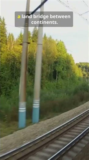 Russia’s Iron Bridge from West to Pacifi #TransSiberian, #russia #fyp