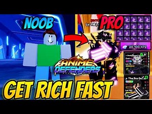 Noob To Pro Beginners Guide In Anime Defenders Update 3 (Best Method)