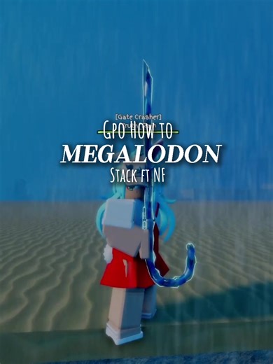 How to megalodon stack in gpo and get a guaranteed dragon 😱😱 also featuring nightmare Freddy ##gpo##megalodon##howto##gpotiktok##roblox