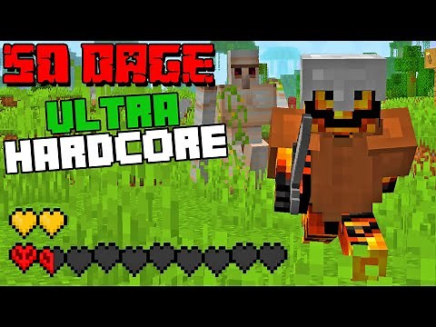 Jeg Brugte 50 DAGE I Minecraft ULTRA Hardcore!