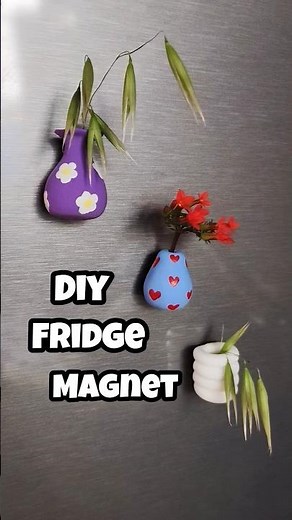 DIY Fridge Magnets Using || Super Clay ||#diy #yt