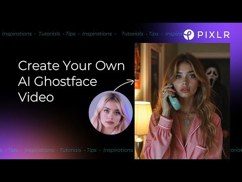 Turn Your Halloween Ghostface Photo into a Viral Movie | Pixlr AI Tutorial