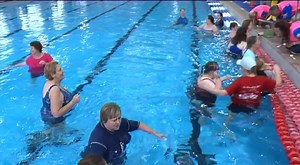 The Gunnedah Pool was in full swing today, for the 16th annual Challenge Swimming Carnival