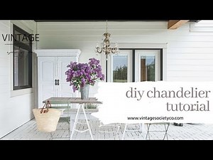 DIY Chandelier Tutorial