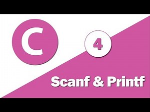 4- ( Learn C Language ) Scanf & Printf In C