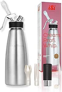 iSi North America, Inc. Gourmet Whip-Quart, Brushed Stainless Steel