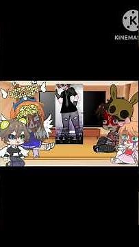 afton family react to Michael as random gacha tiktoks