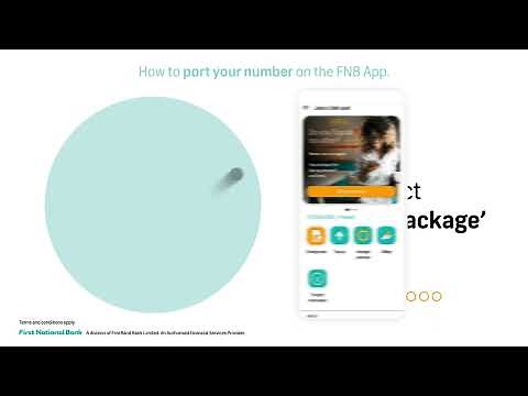 How to port and switch to FNB Connect on the FNB App.