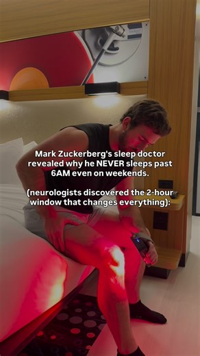 Tundra Tribe on Instagram: "1. Dr. Charles Czeisler advised Zuckerberg on circadian optimization for 8 years at Meta. He said Mark’s non-negotiable rule wasn’t early rising it was consistent wake time within 15-minute variance every single day, including weekends. “Most people destroy a week of sleep quality with one Saturday lie-in,” he said. “The brain interprets schedule variance as jet lag. Mark wakes at 6am Monday through Sunday, 365 days a year.” 2. Harvard’s sleep lab confirmed it: people