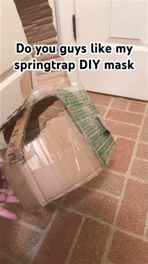 Do you guys like my spring trap DIY mask