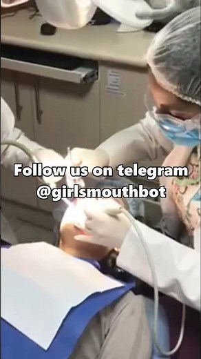 Complete teeth cleaning female patient #Dentist