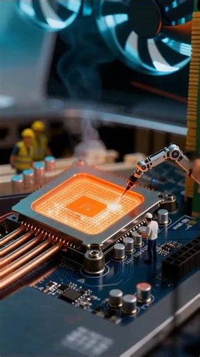 Inside a Laptop: Tiny Workers Keep It Alive (Cinematic AI)