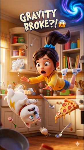 Gravity BROKE?! 😱 Kids Started FLOATING!#trending shorts usa #bedtimestories#funkids