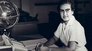 "They were going to the moon. I computed the path that would get you there." Katherine G. Johnson was once a #HiddenFigure, but is now known for her integral role in putting the first man on the moon. This remarkable African-American woman is the mathematician behind countless NASA - National Aeronautics and Space Administration missions including, most famously, Apollo 11. #BlackHistoryMonth | MAKERS