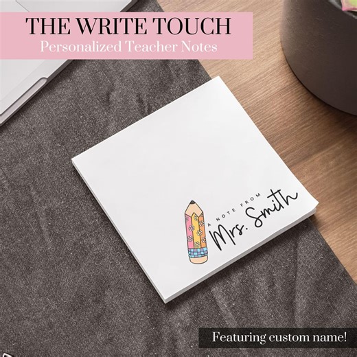 Personalized Post-it® Notes Note Pads for Teacher, Custom Notepad, to Do List Notepad for School, Teacher Appreciation Gift - Etsy Australia