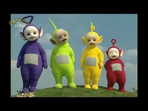 Teletubbies walking in the woods 1997