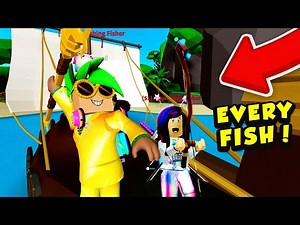NOOB TO PRO: Getting Every Fish, Best Rod, & Boat in Roblox Fishing Simulator!