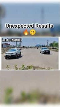🔴 CNG Drag Race 🚀 Brezza vs Nexon 😲 #shortsfeed #brezza #nexon #dragrace