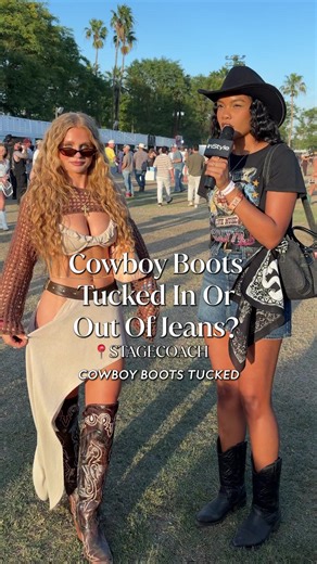 Stagecoach 2026: Should you tuck cowboy boots into your jeans?