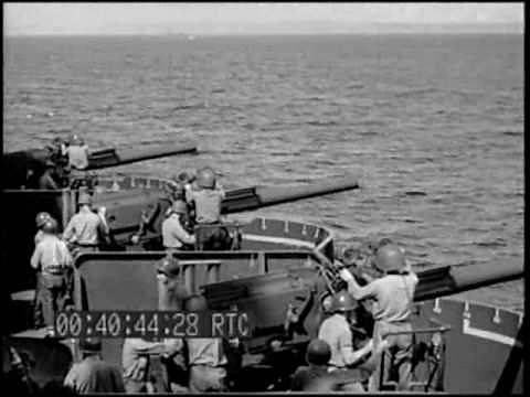 Bombardment Of Guam, USS New Mexico (BB-40), 7/3/1944 (full)