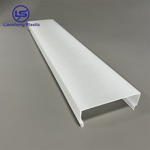 [Hot Item] Factory Customize Plastic PC PMMA LED Diffuser Profile for Light Diffuser Plastic Light Cover