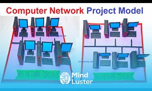 Mind Luster - Learn computer networking project model bus topology diy simple and easy howtofunda