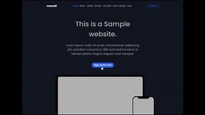 An interactive website design