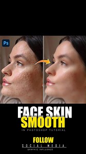 Face Skin Smooth In Photoshop! . . . . Follow for more tutorial Graphic Influence . . Hashtag . . #photoshopskills #photoshoptips #photoshopart #photoshop2022 #photoshop #photoshop2023 #photoshopartist #photoshopedit #madewithphotoshop #digitalart #creative #photographymmetry #tipsandtricks #graphicdesign #graphics | Graphic Influence