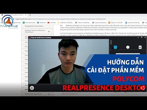 HƯỚNG DẪN CÀI ĐẶT PHẦM MỀM POLYCOM REALPRESENCE DESKTOP