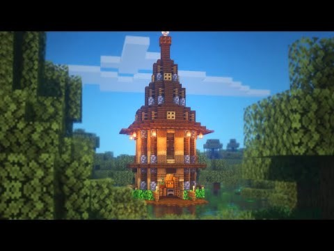 Minecraft: How to Build a Swamp Starter House | Simple House Survival Tutorial