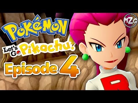 Pokemon Let's Go Pikachu & Eevee Gameplay Walkthrough - Episode 4 - Team Rocket! Jessie & James!