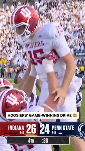 Absolute insanity from No. 2 Indiana Football 👏 | Big Ten Network