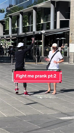 Funny Fight Me Prank in Urban Setting