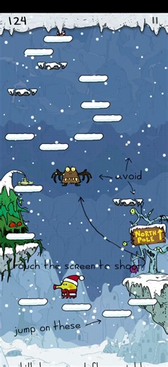 🎄 Doodle Jump Said “Merry Christmas”… Then Did THIS 😱🔥 #shorts