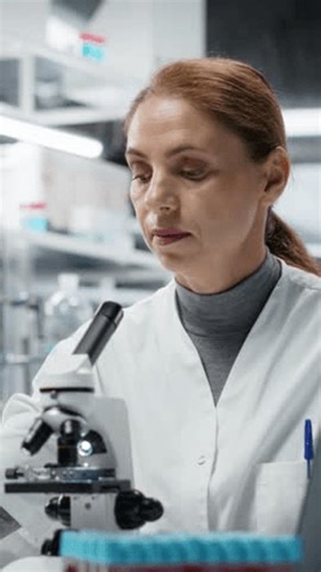 clip-3985017629-vertical-video-clinical-technologist-reviewing-patient-biopsy