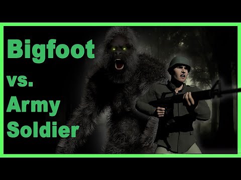 Army Soldier Encounters Bigfoot. Washington State - Bigfoot Narratives