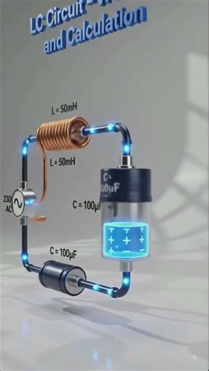 LC Circuit Explained | Working Principle & Calculation | Inductor & Capacitor Circuit