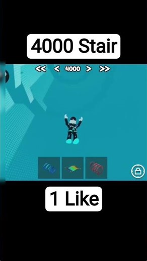Roblox 4000 Stairs to fol😲🤯 #roblox #shorts #youtubeshorts