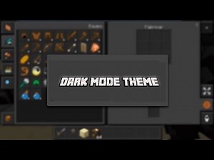 Minecraft Bedrock Edition Dark GUI Texture Pack