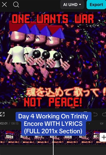 Full Recording of 2011x with Lyrics on Trinity